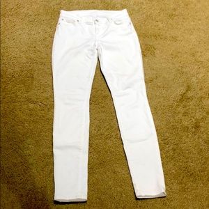 7 For All Mankind white jeans